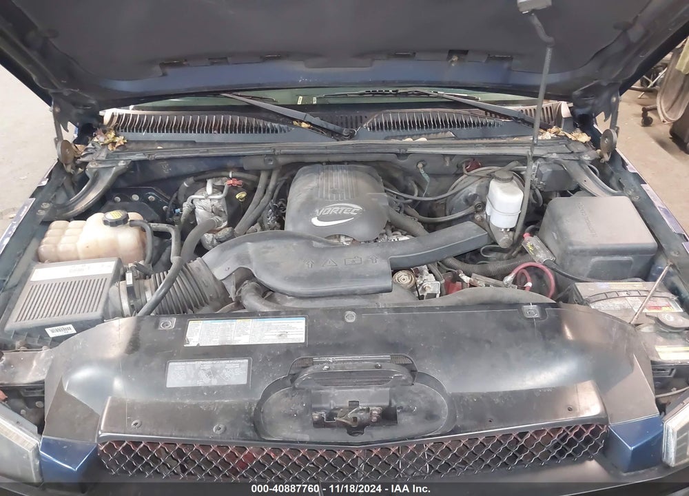 2002 CHEVROLET AVALANCHE 1500 VIN: 3GNEK13T72G122341