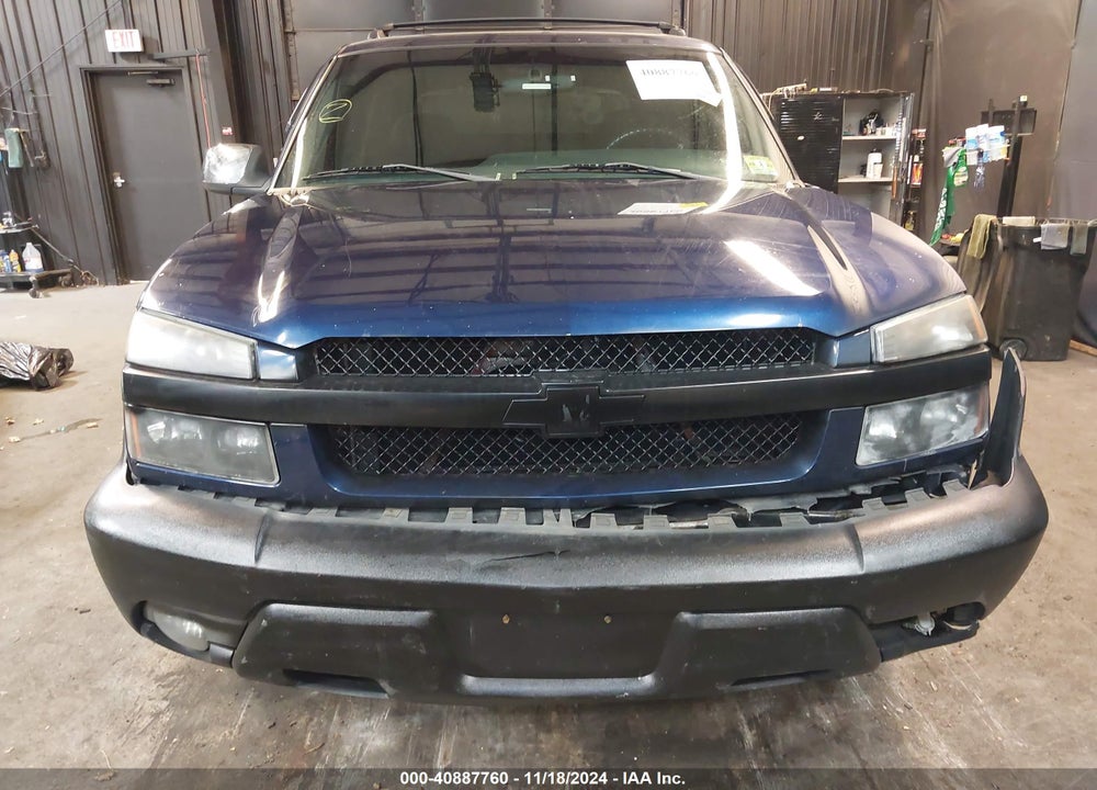 2002 CHEVROLET AVALANCHE 1500 VIN: 3GNEK13T72G122341