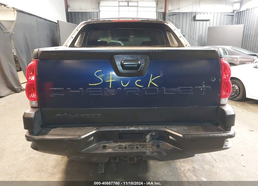 2002 CHEVROLET AVALANCHE 1500 VIN: 3GNEK13T72G122341