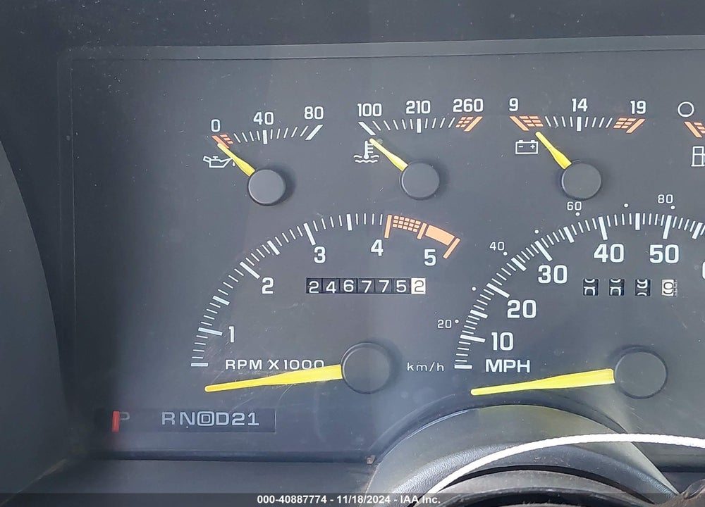 1994 GMC SIERRA K1500 VIN: 2GTEK19K8R1521656