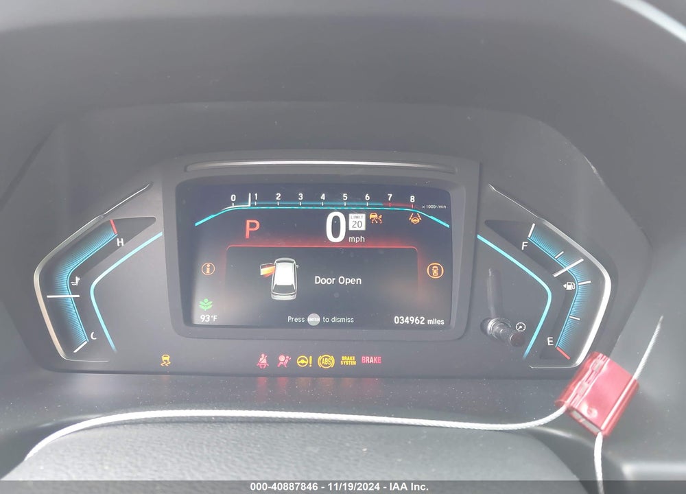 2023 HONDA ODYSSEY TOURING VIN: 5FNRL6H8XPB005875