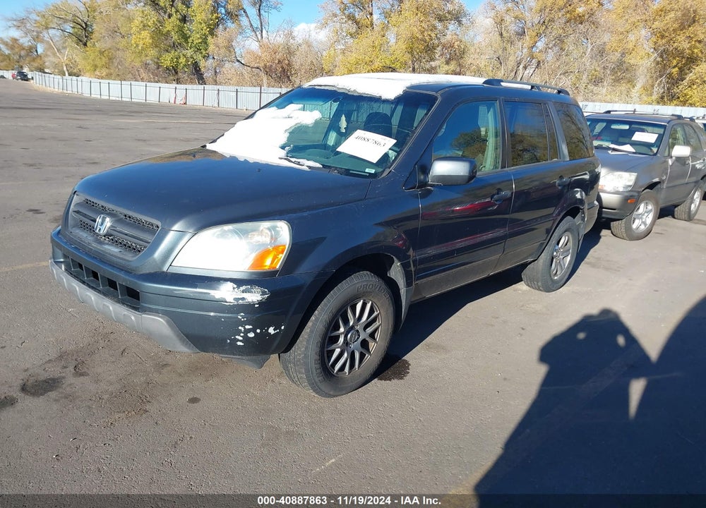 2005 HONDA PILOT EX-L VIN: 2HKYF18645H512600