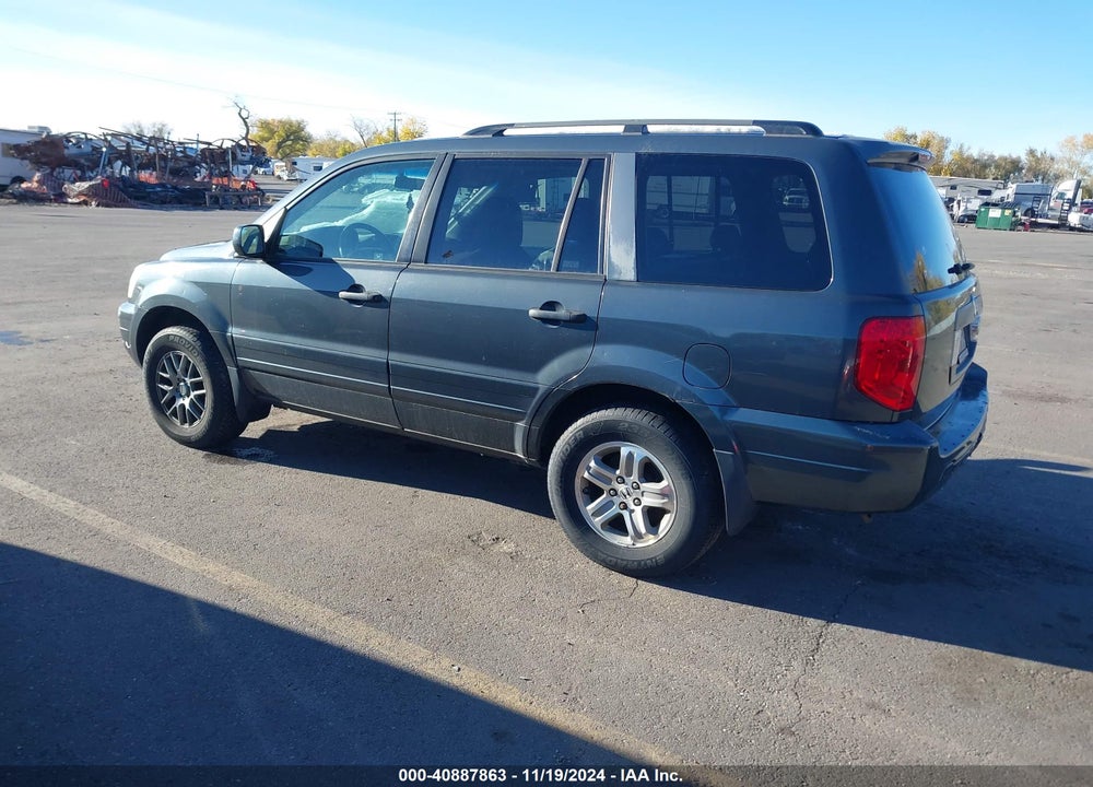 2005 HONDA PILOT EX-L VIN: 2HKYF18645H512600