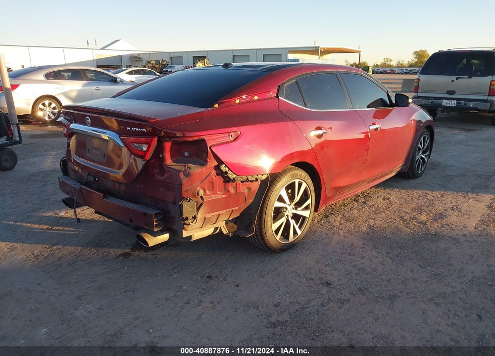 2016 NISSAN MAXIMA 3.5 PLATINUM VIN: 1N4AA6AP3GC382247