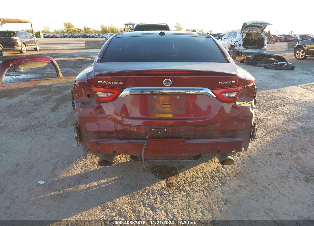 2016 NISSAN MAXIMA 3.5 PLATINUM VIN: 1N4AA6AP3GC382247