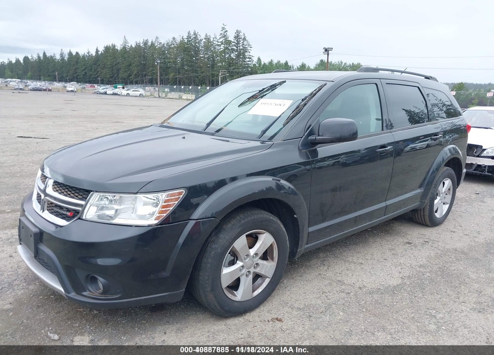 2012 DODGE JOURNEY SXT VIN: 3C4PDDBG2CT397867