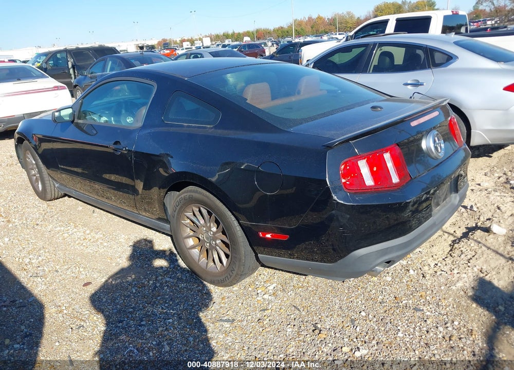 2012 FORD MUSTANG V6 PREMIUM VIN: 1ZVBP8AM7C5210796