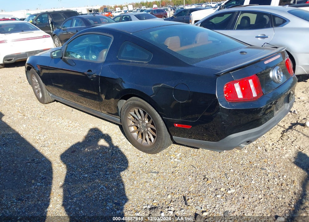 2012 FORD MUSTANG V6 PREMIUM VIN: 1ZVBP8AM7C5210796