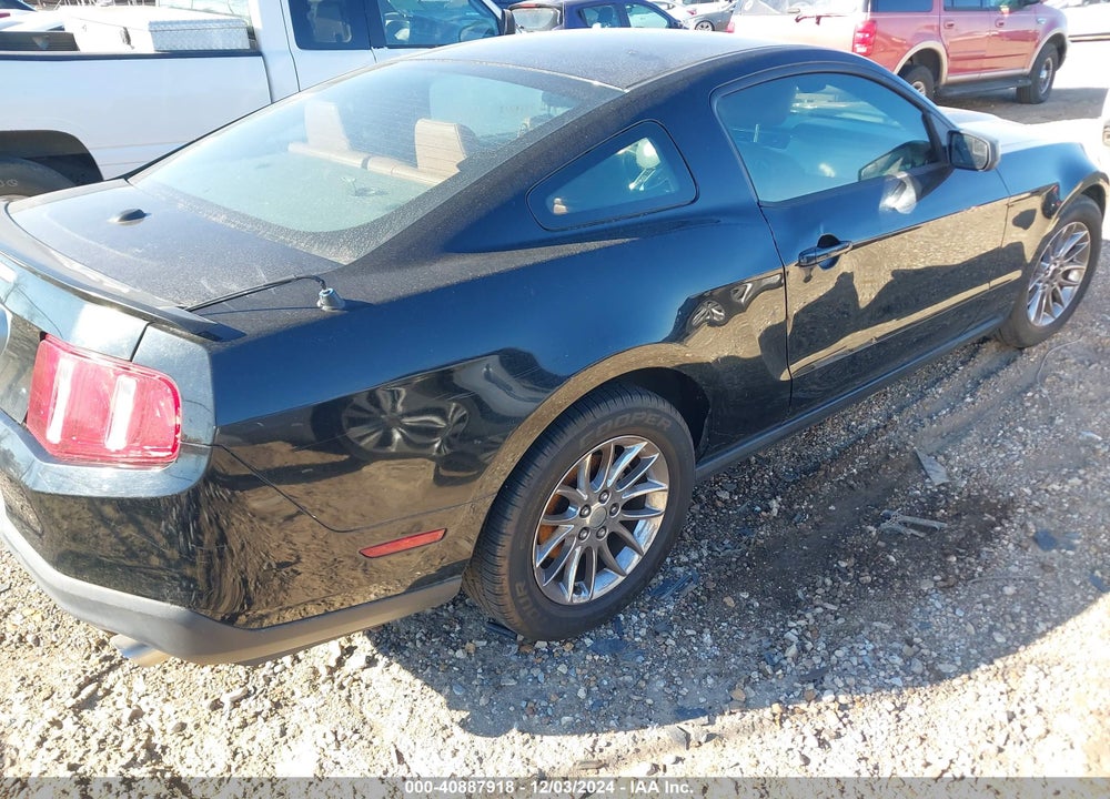 2012 FORD MUSTANG V6 PREMIUM VIN: 1ZVBP8AM7C5210796