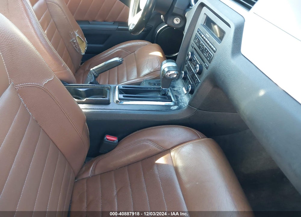 2012 FORD MUSTANG V6 PREMIUM VIN: 1ZVBP8AM7C5210796