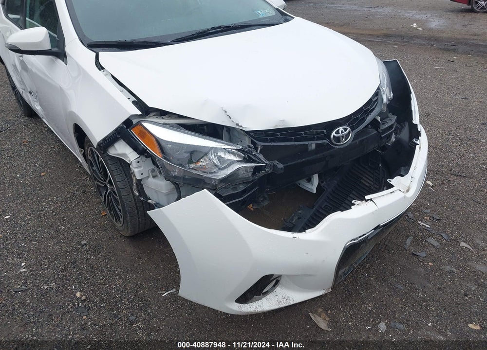 2016 TOYOTA COROLLA S PLUS VIN: 2T1BURHE6GC535528