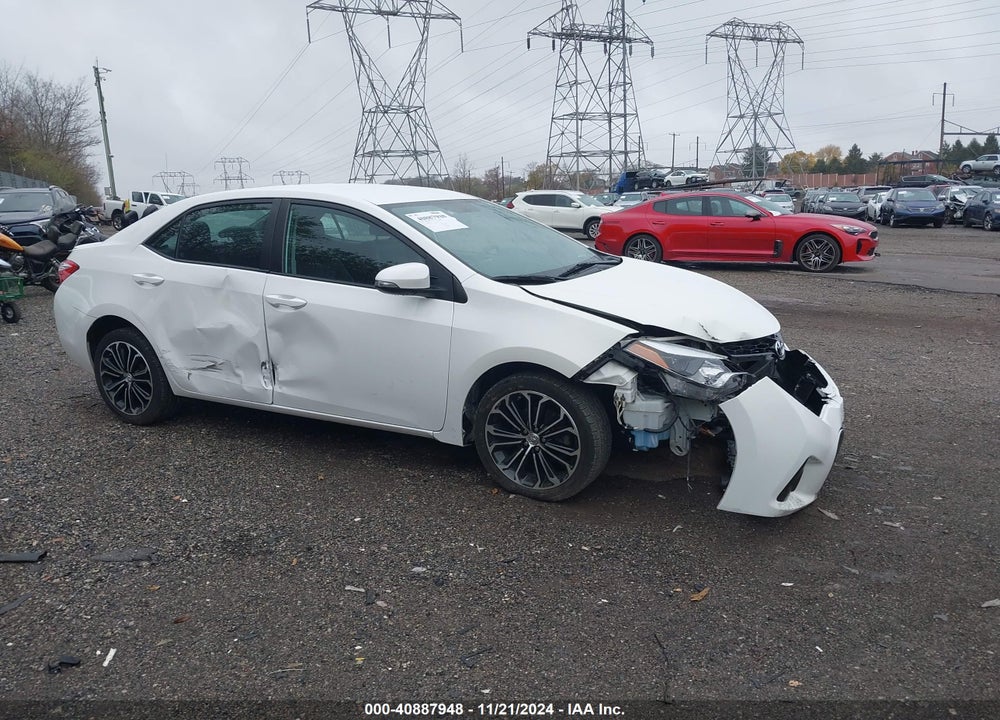 2016 TOYOTA COROLLA S PLUS VIN: 2T1BURHE6GC535528
