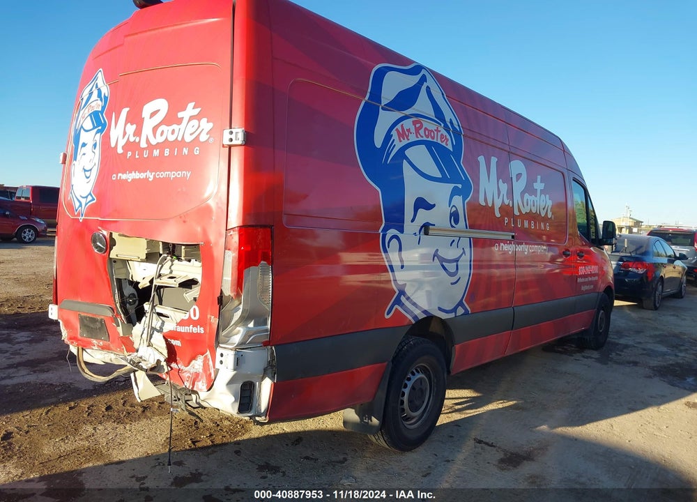 2023 MERCEDES-BENZ SPRINTER 2500 HIGH ROOF 4-CYL GAS VIN: W1Y40CHY6PT124422