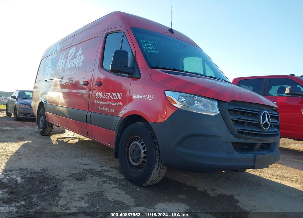 2023 MERCEDES-BENZ SPRINTER 2500 HIGH ROOF 4-CYL GAS VIN: W1Y40CHY6PT124422
