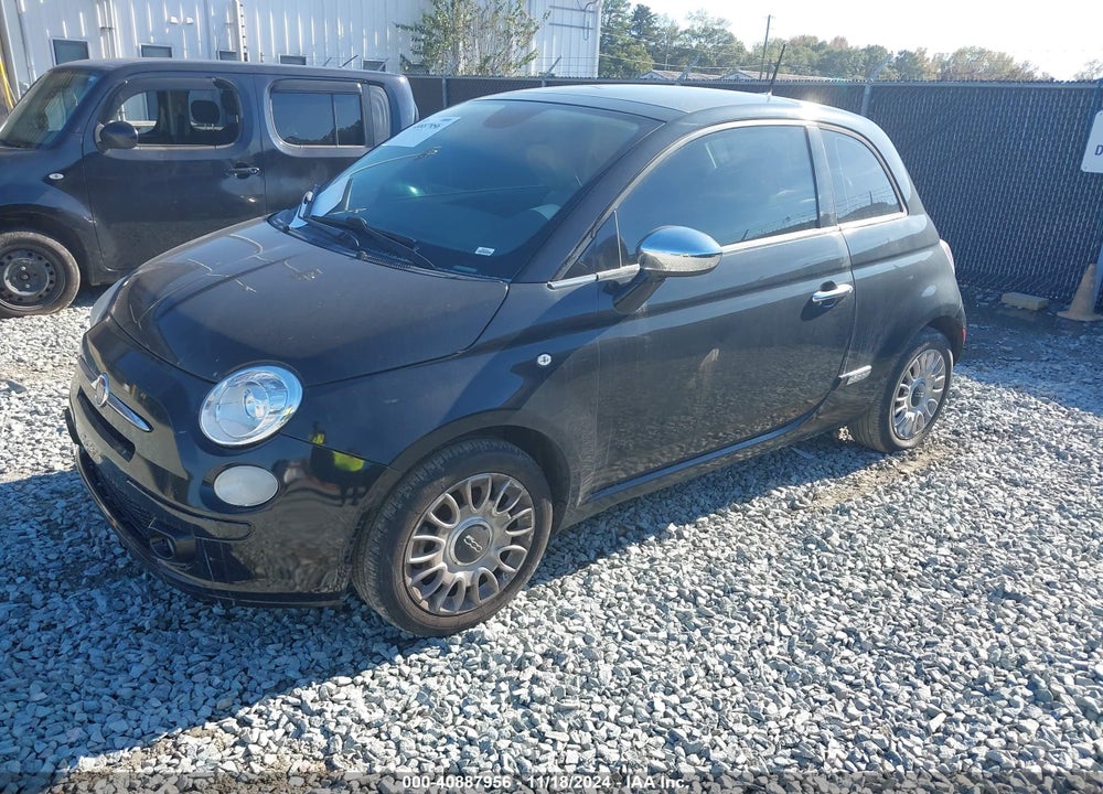 2015 FIAT 500 LOUNGE VIN: 3C3CFFCR2FT598746