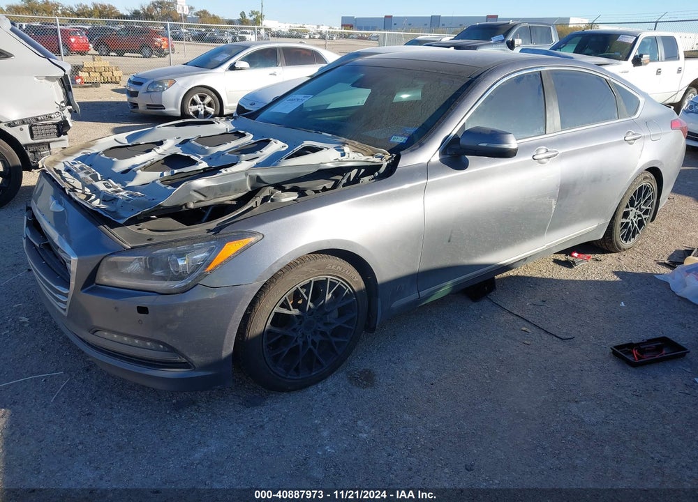 2016 HYUNDAI GENESIS 3.8 VIN: KMHGN4JEXGU142372