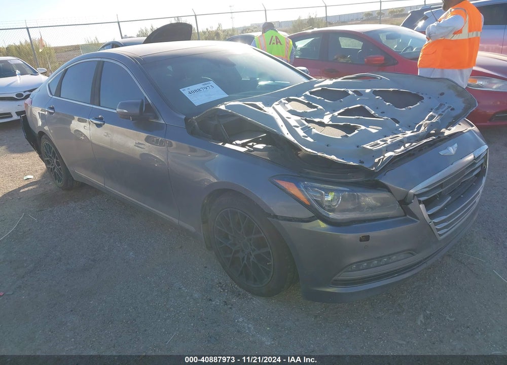 2016 HYUNDAI GENESIS 3.8 VIN: KMHGN4JEXGU142372