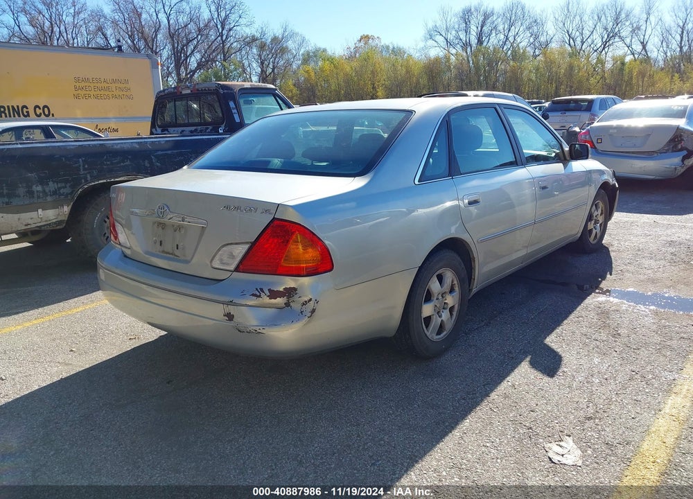 2002 TOYOTA AVALON XL VIN: 4T1BF28B22U222345