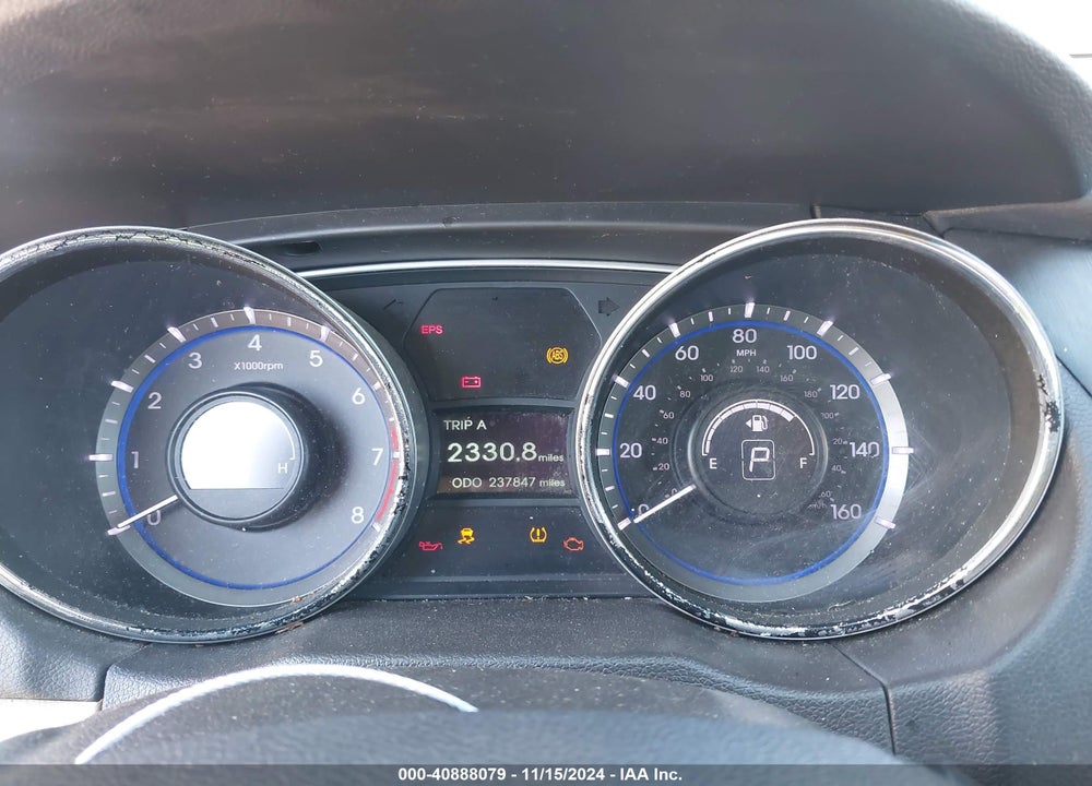 2013 HYUNDAI SONATA GLS VIN: 5NPEB4AC3DH773361