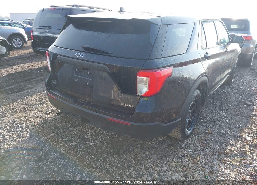 2021 FORD POLICE INTERCEPTOR UTILITY VIN: 1FM5K8AB3MGA64864