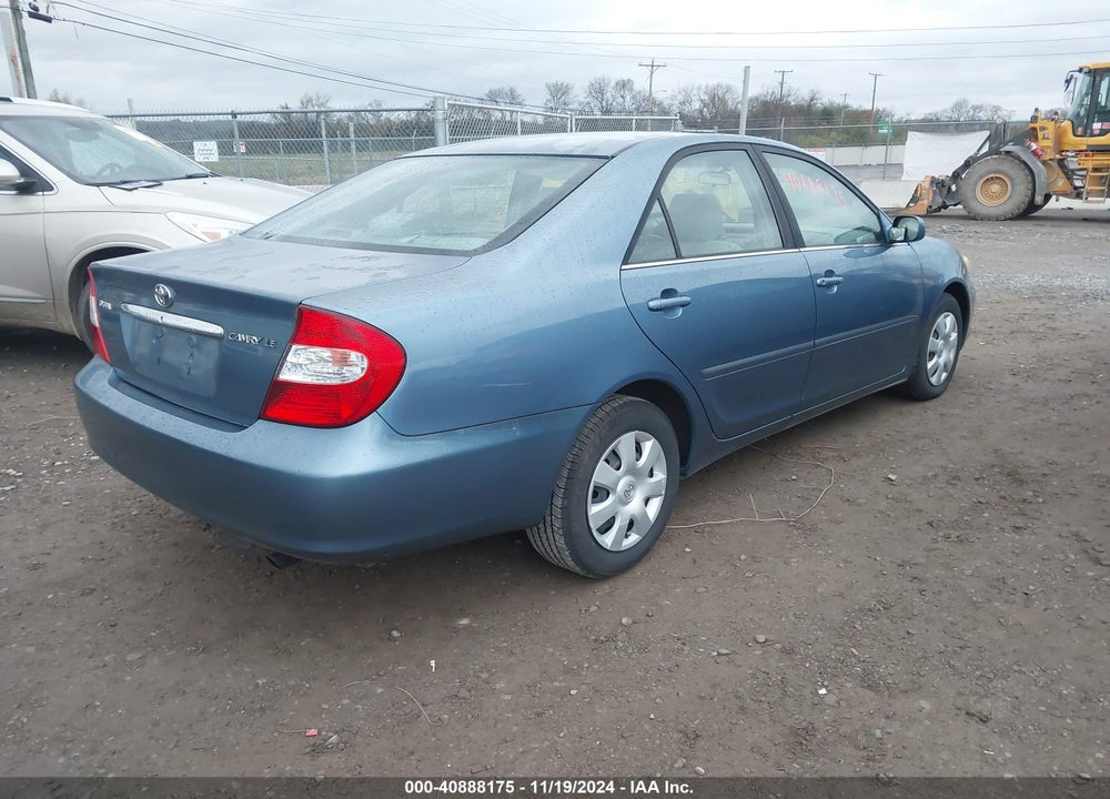 2002 TOYOTA CAMRY LE VIN: 4T1BE32K62U631417