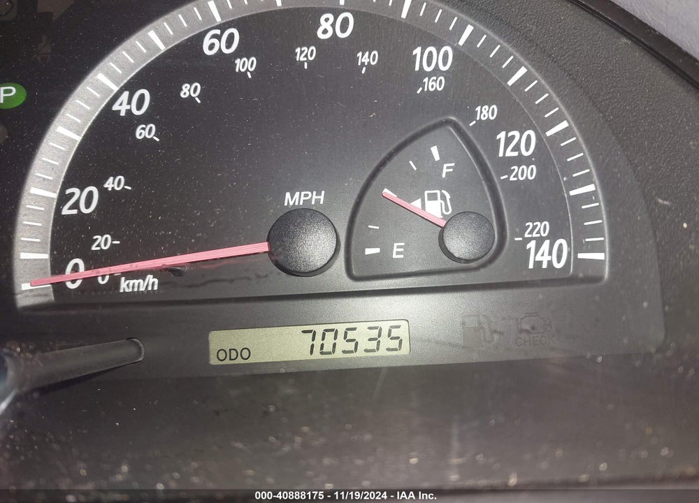2002 TOYOTA CAMRY LE VIN: 4T1BE32K62U631417