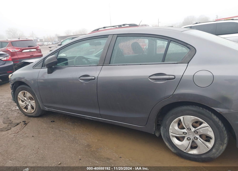 2014 HONDA CIVIC LX VIN: 19XFB2F57EE206224