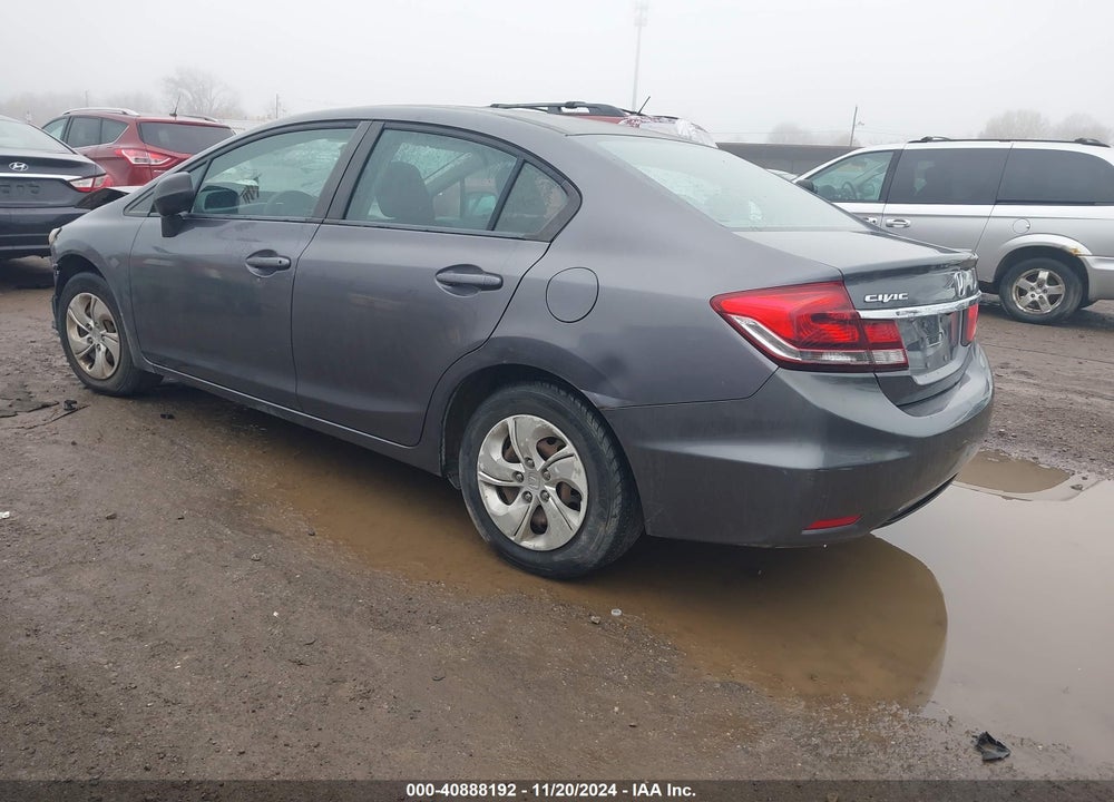 2014 HONDA CIVIC LX VIN: 19XFB2F57EE206224