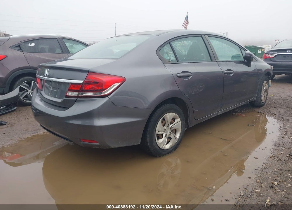 2014 HONDA CIVIC LX VIN: 19XFB2F57EE206224