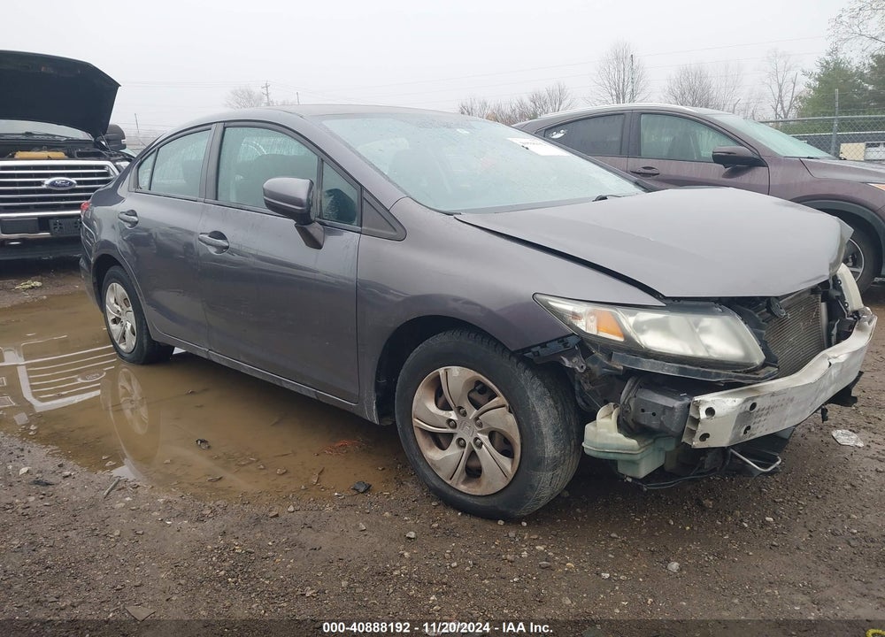 2014 HONDA CIVIC LX VIN: 19XFB2F57EE206224