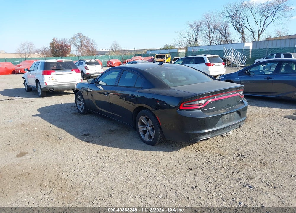 2016 DODGE CHARGER SXT VIN: 2C3CDXHG5GH179044
