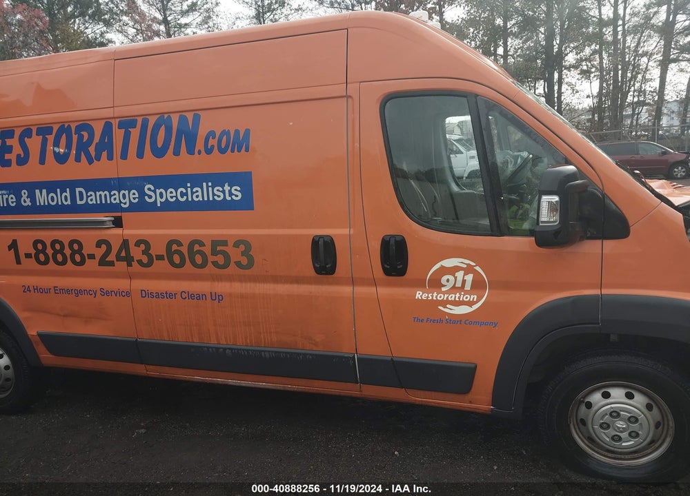 2018 RAM PROMASTER 2500 HIGH ROOF 159 WB VIN: 3C6TRVDG2JE148755