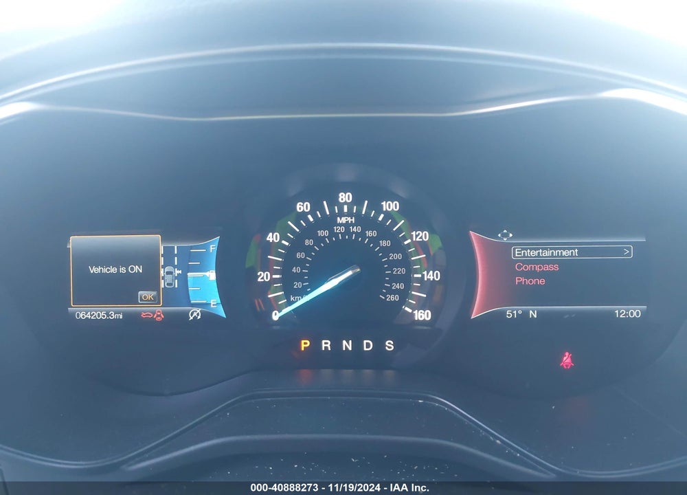 2019 FORD FUSION VIN: 3FA6P0HD5KR282724