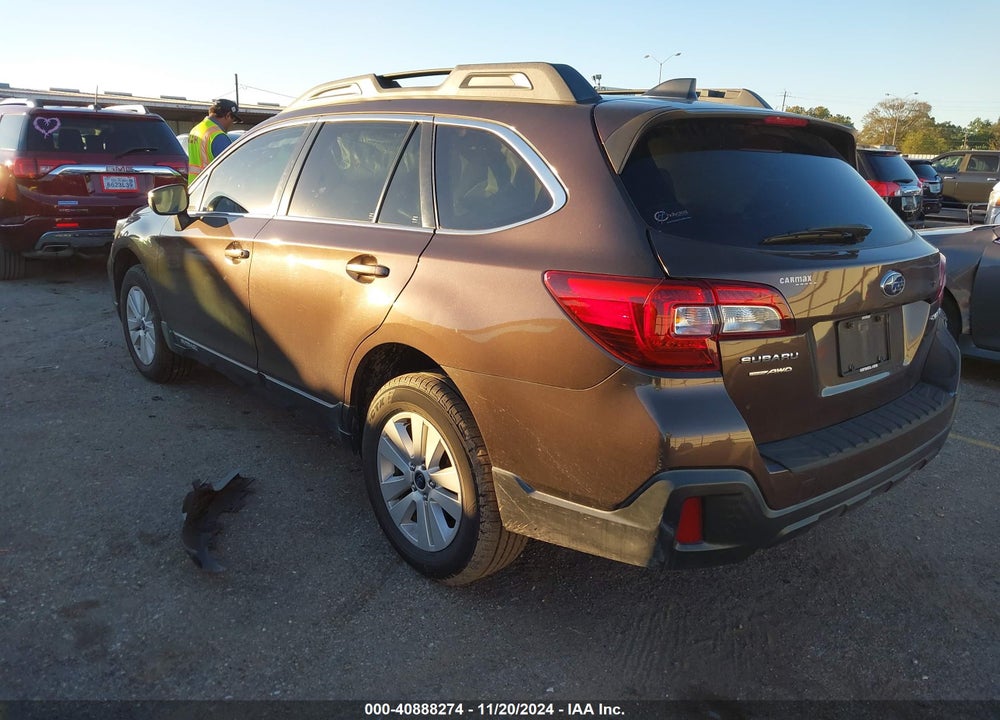 2019 SUBARU OUTBACK 2.5I PREMIUM VIN: 4S4BSAFC5K3256836