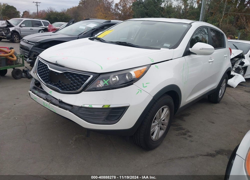 2011 KIA SPORTAGE LX VIN: KNDPB3A25B7084742
