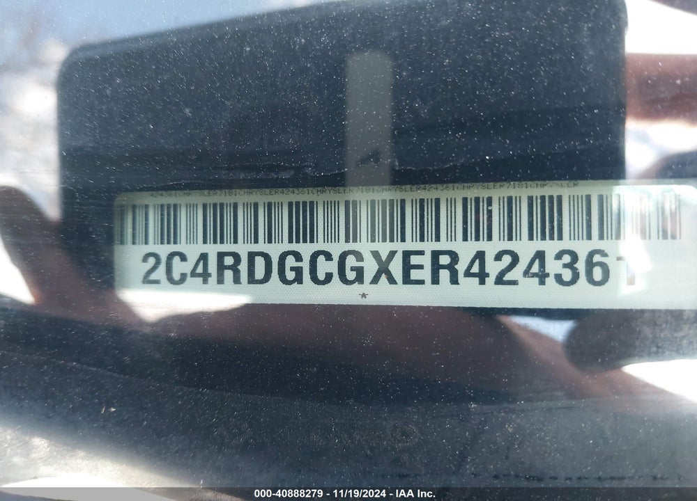 2014 DODGE GRAND CARAVAN SXT 30TH ANNIVERSARY VIN: 2C4RDGCGXER424361