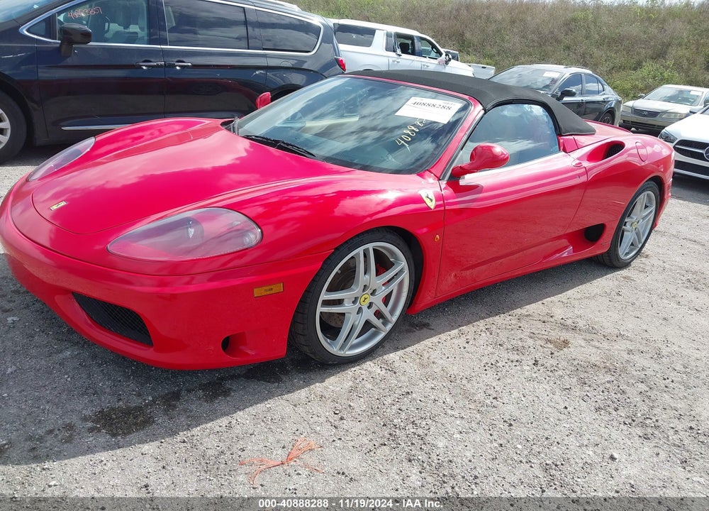 2003 FERRARI 360 MODENA SPIDER VIN: ZFFYT53A830133607