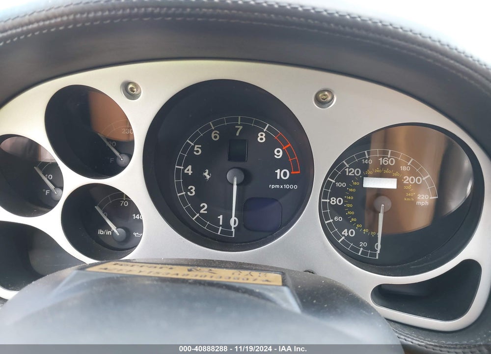 2003 FERRARI 360 MODENA SPIDER VIN: ZFFYT53A830133607