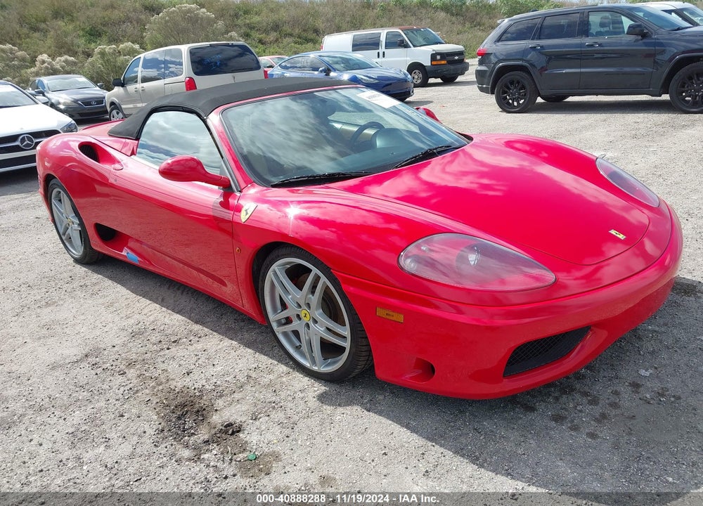 2003 FERRARI 360 MODENA SPIDER VIN: ZFFYT53A830133607