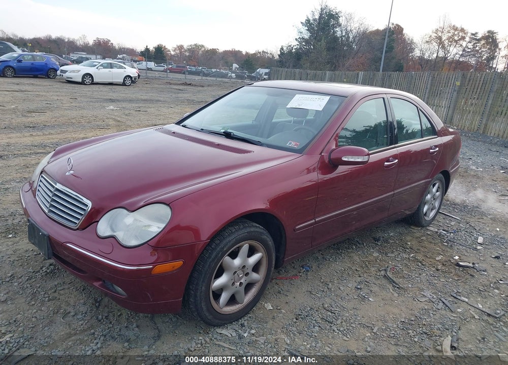 2002 MERCEDES-BENZ C 240 VIN: WDBRF61JX2F255348