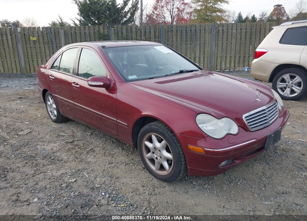 2002 MERCEDES-BENZ C 240 VIN: WDBRF61JX2F255348