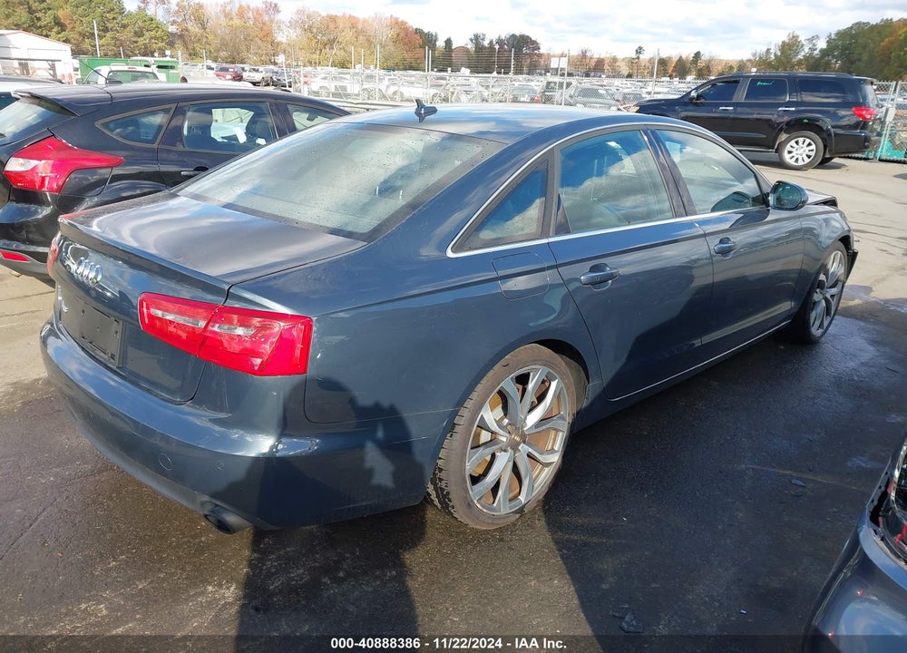 2014 AUDI A6 2.0T PREMIUM VIN: WAUGFAFC1EN024867