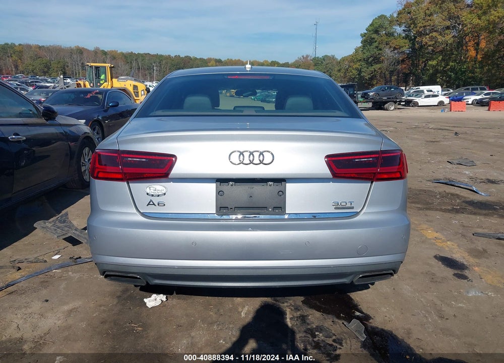 2016 AUDI A6 3.0T PREMIUM PLUS VIN: WAUFGAFCXGN007044
