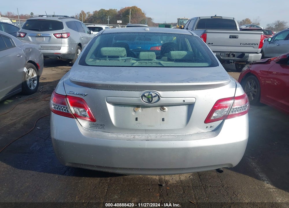 2010 TOYOTA CAMRY LE VIN: 4T1BF3EK4AU085904