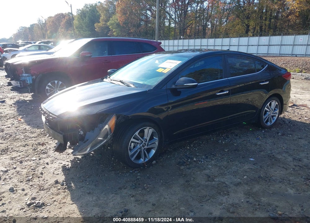 2017 HYUNDAI ELANTRA LIMITED VIN: KMHD84LF9HU156460
