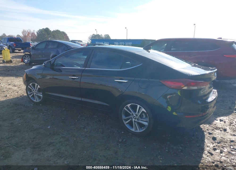 2017 HYUNDAI ELANTRA LIMITED VIN: KMHD84LF9HU156460