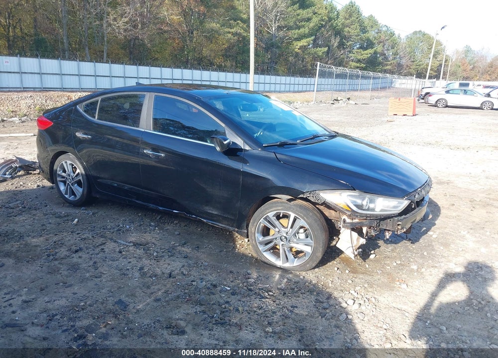 2017 HYUNDAI ELANTRA LIMITED VIN: KMHD84LF9HU156460