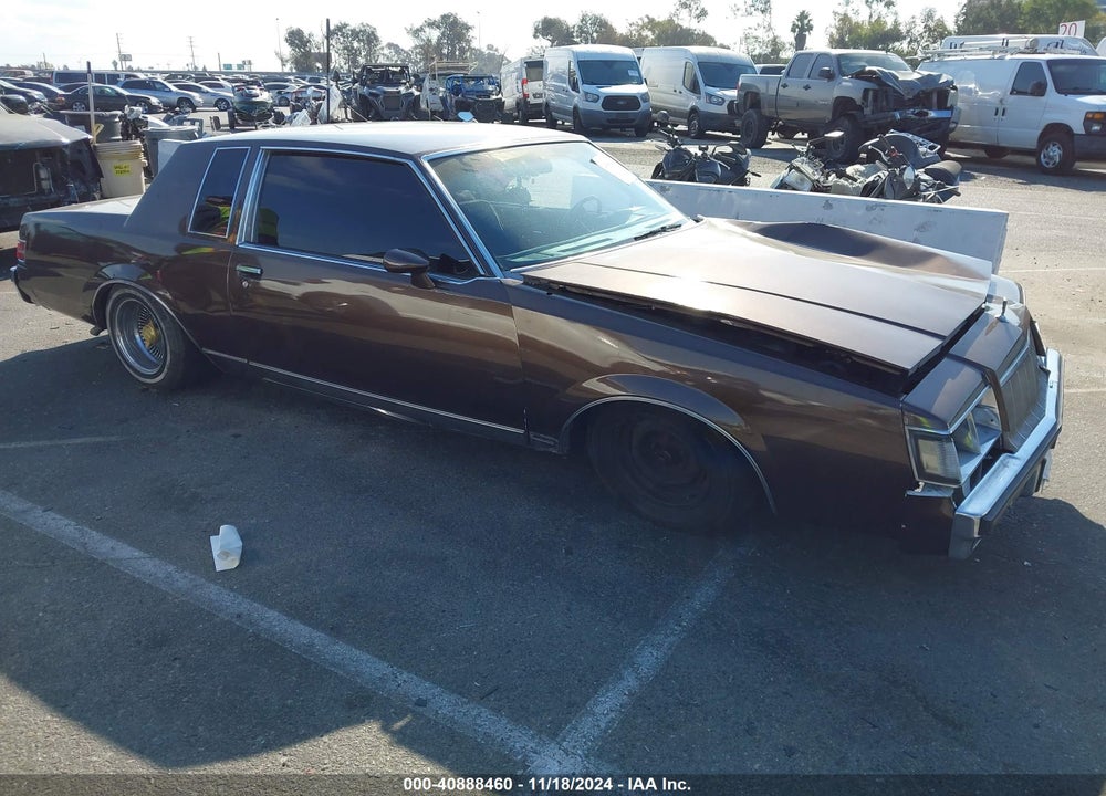 1984 BUICK REGAL LIMITED VIN: 1G4AM47A5EH461827