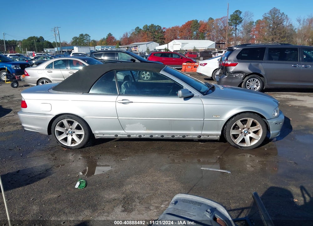 2003 BMW 325CI VIN: WBABS334X3PG92086