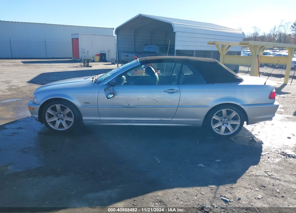 2003 BMW 325CI VIN: WBABS334X3PG92086